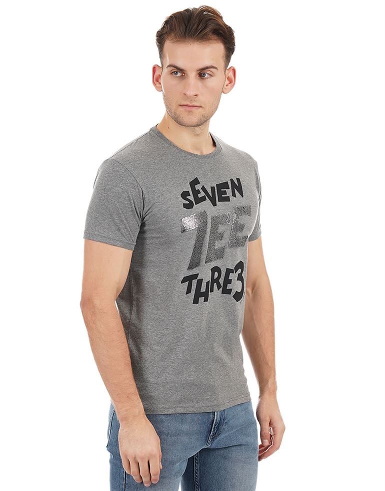 Pepe Jeans London Men Casual Wear Grey T-Shirt